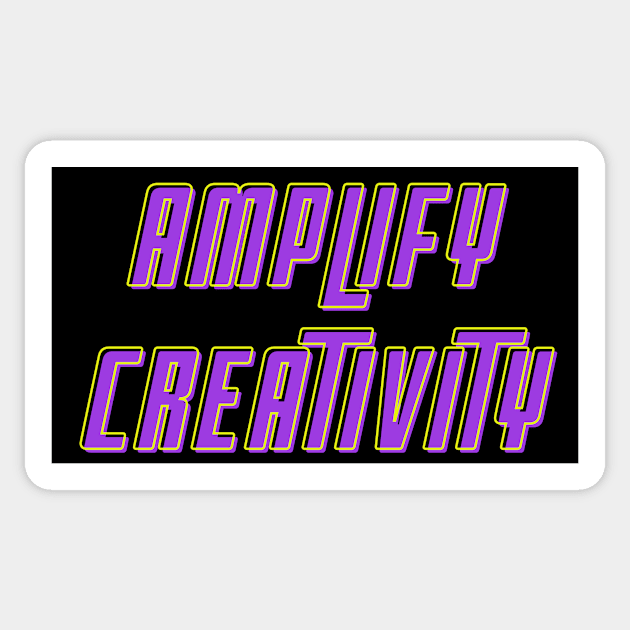 Amplify Creativity Sticker by My EdTech Life